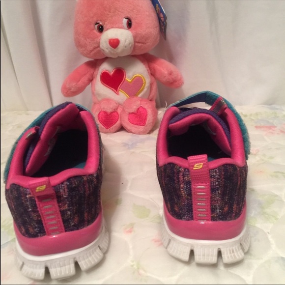 Girls Skechers Memory Foam Tennis Shoes sneakers - Picture 5 of 7